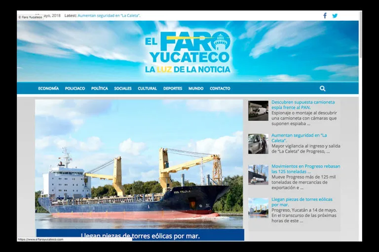 El Faro Yucateco / WebSite