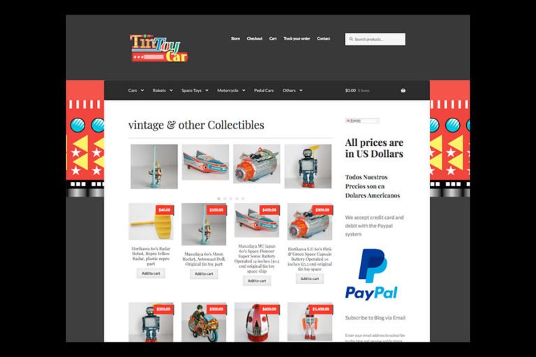 Tin Toy Car / WebSite