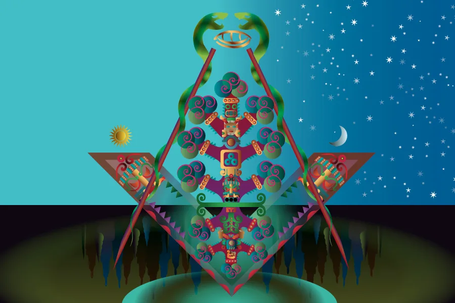 Ilustración Yaxché