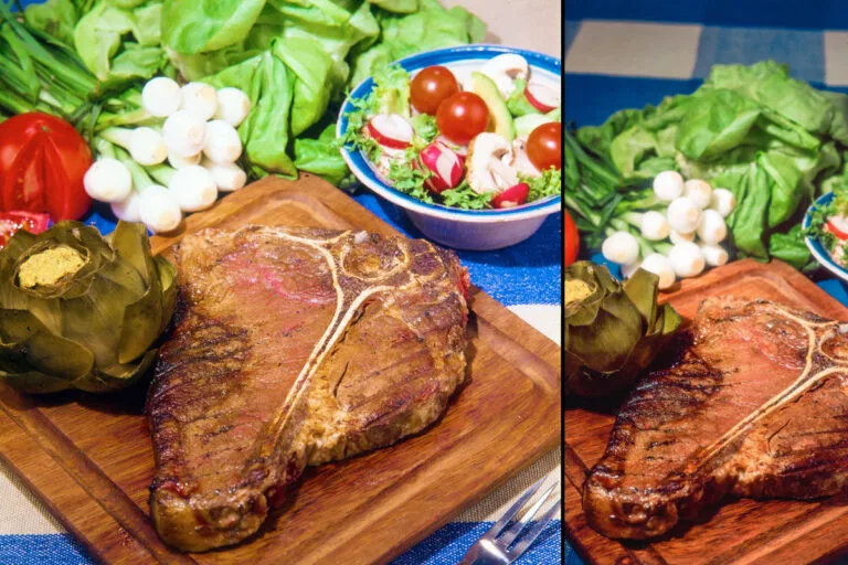 Estudio fotográfico cortes de carnes al carbón 1