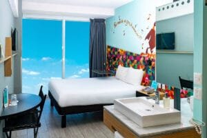 Habitación temática Ibis Styles Mérida - fotografía comercial